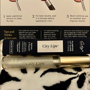 City Beauty CITY LIPS Clear Plumping Lip Gloss NEW IN BOX - SEALED